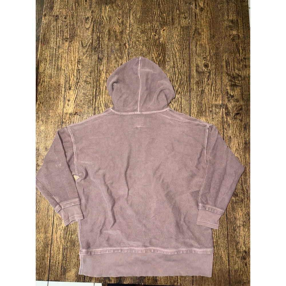 Aerie oversized Henley brown button sweater S - Picture 2 of 3